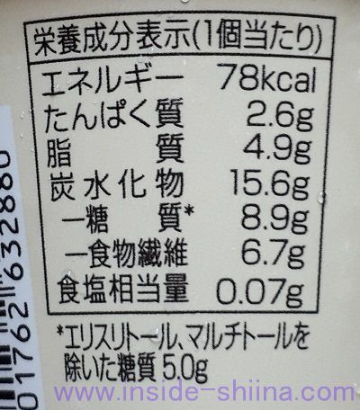 糖質70%カットのアイス あまおう苺（シャトレーゼ） カロリー 糖質