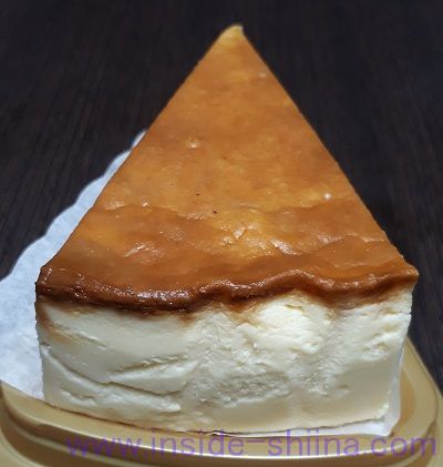 糖質を抑えたバスク風チーズケーキ（ヤマザキ） 後ろから