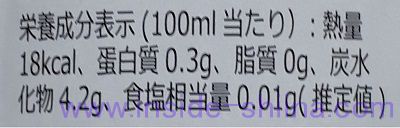 SAGOTA（サゴタ）のカロリー、糖質は！