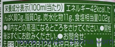 三ツ矢サイダーのカロリー、糖質は！