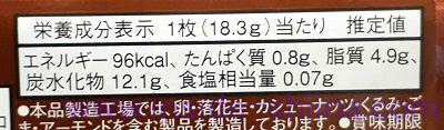 太る？ティムタム、1枚当りのカロリー、炭水化物≒糖質、脂質は！
