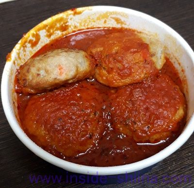 めかじき団子のトマトソース焼