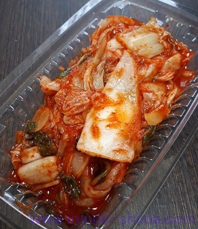 にんにくたっぷり白菜キムチ（関口漬物食品） 見た目