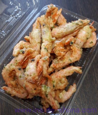 甘えびの磯辺天ぷら