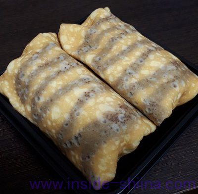 チョコバナナクレープ（ミニストップ） 見た目