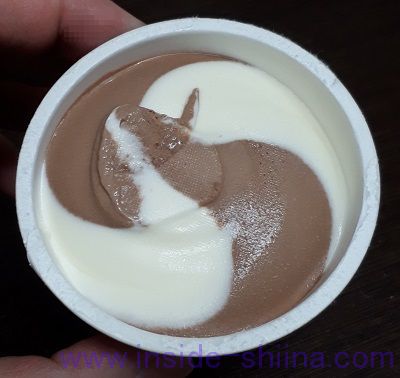 金のアイス チョコ&ミルク（セブン） 見た目
