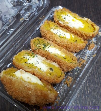 北海道チーズのかぼちゃ包み揚