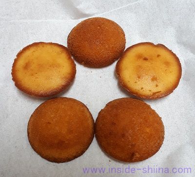 無印の糖質オフ！ひとくちはちみつケーキ（Mini Honey Cakes）の見た目