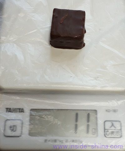 ミニミルフィーユショコラの従量！重さは？