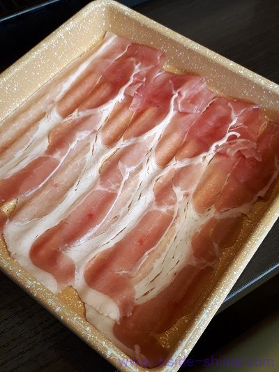 しゃぶ葉の豚バラ肉