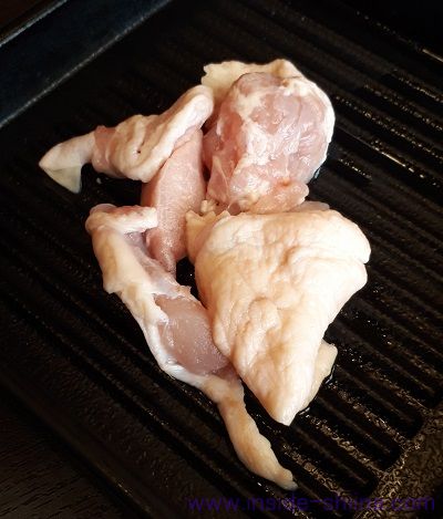 しゃぶ葉の鶏肉