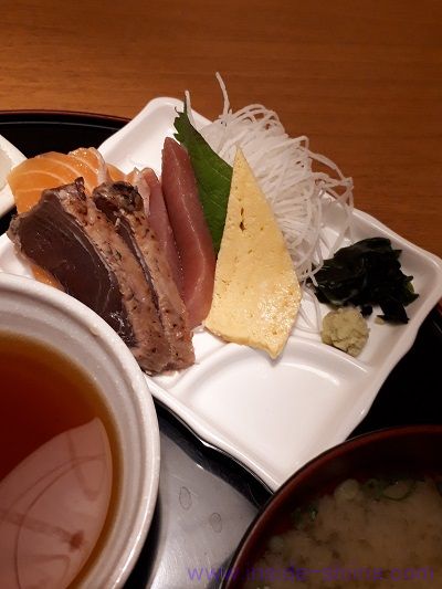 はなの舞 刺身・天ぷら御膳の刺身