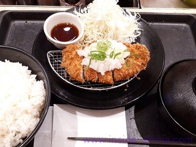 松のや おろしポン酢ロースかつ定食