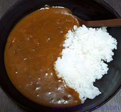 ハチ食品 きのこなカレーの見た目