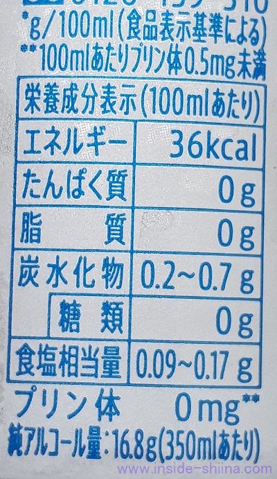 －196℃ 瞬間凍結 無糖レモンのカロリー、糖質は！