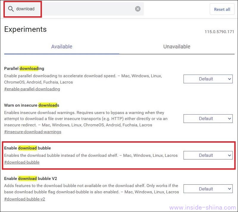 Chromeでファイルをダウンロードした時に下に表示する方法3
