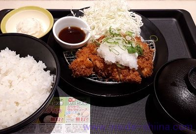 松のや 鬼おろしポン酢ささみかつ定食