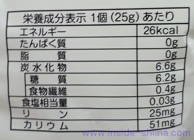 蒟蒻畑のカロリー、糖質、食物繊維、脂質は!