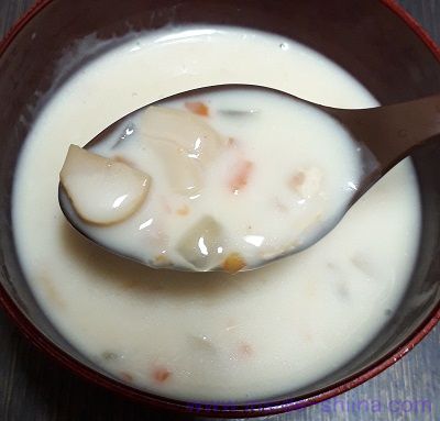 からだシフトのクラムチャウダーは美味しい！