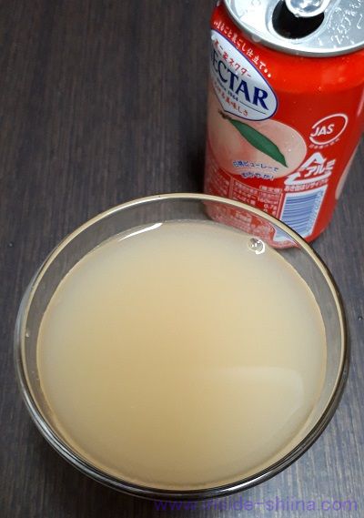 不二家 ネクターピーチの見た目