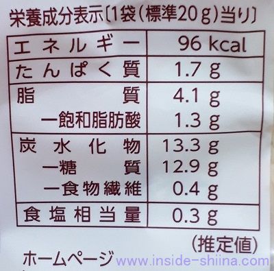 ブルボンの味ごのみは太る？カロリー、糖質、脂質は！