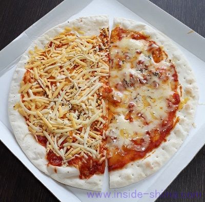 伊藤ハム マルゲリータピザの見た目