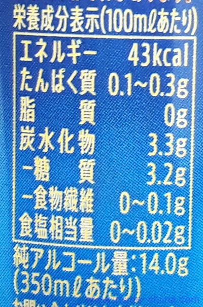 金麦は太る？カロリー、糖質は！