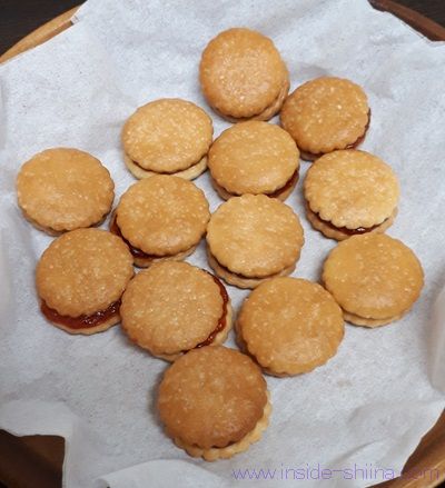 いちごジャムサンドクッキーの枚数