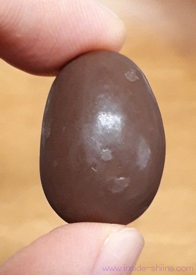 ロッテ アーモンドチョコレート くちどけ旨チョコ仕立ての見た目