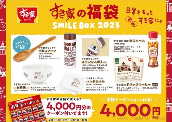 すき家の福袋2025の中身！