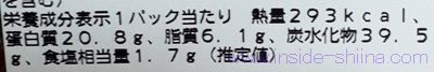 恵方巻ハーフのカロリーと糖質