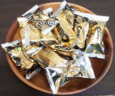 ロッテ ザクザクやみつきクランキーシェアパックの個数は?