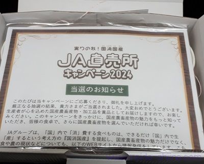 JA香川のジェラートはキャンペーンで当たった