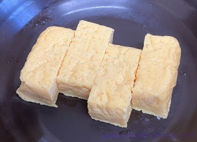 ローソン 切れてるだし巻玉子の見た目