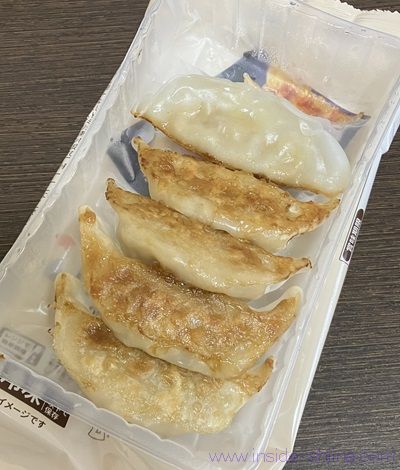 ローソン にんにく焼餃子の見た目