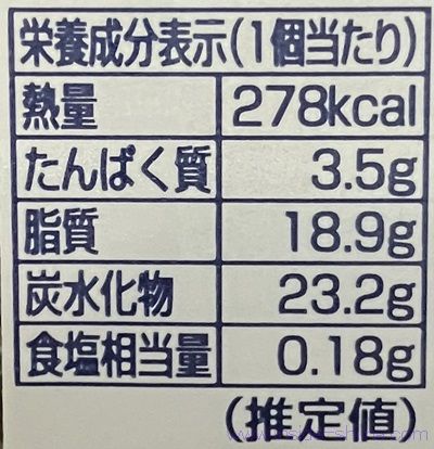 ガトーショコラのカロリーと糖質