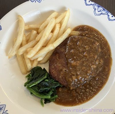 バーミヤン ハンバーグ麻婆ランチのカロリーと糖質