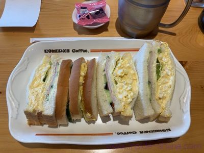 コメダ珈琲 ミックスサンド