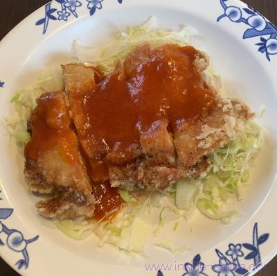 バーミヤン チキンのチリソースランチのカロリーと糖質