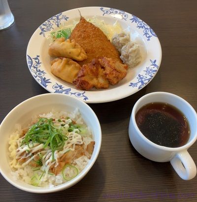 バーミヤン 中華ミックスフライランチ