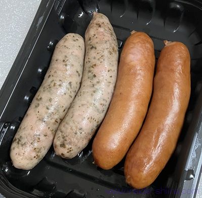 ローソン あらびきウインナー スモーク&バジルの見た目