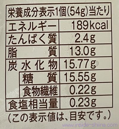ローソン 生チーズケーキのカロリーと糖質