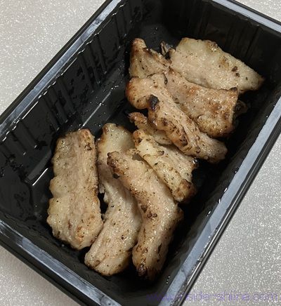 ローソン 直火で仕上げた豚トロ焼の見た目