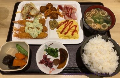 ビジネスホテルの朝食