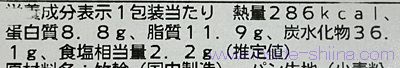 ちくわパンのカロリーと糖質