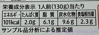 ママ― ミルクたっぷりのカルボナーラのカロリーと糖質