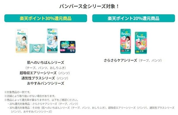 対象のパンパース