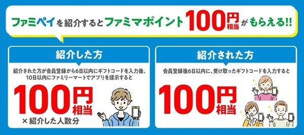 【2026年最新】ファミペイの紹介コード!友達紹介キャンペーン!ポイントサイト経由もある!