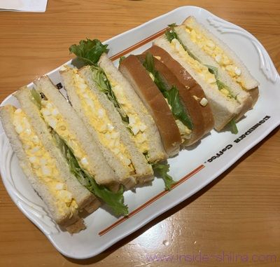 コメダ珈琲店 エッグサンド