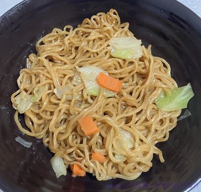 セブンイレブン ソース焼きそばの見た目